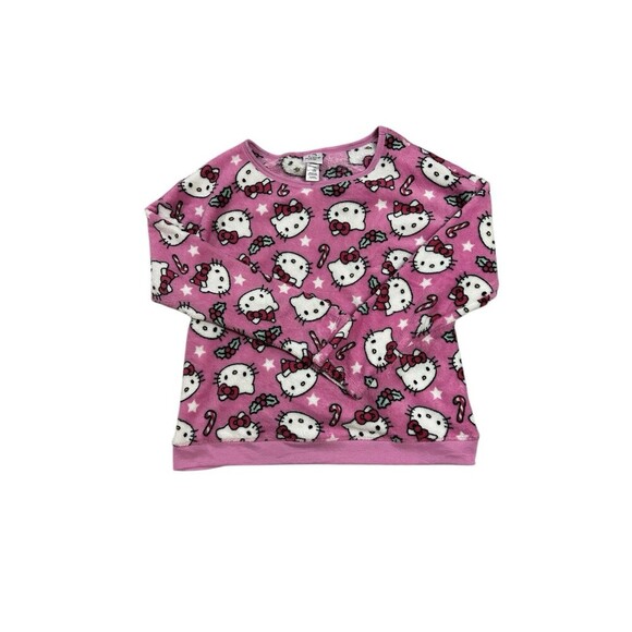 Sanrio Other - Hello Kitty‎ Pink Christmas Holiday Pajama Loungewear Top Cozy Soft XL